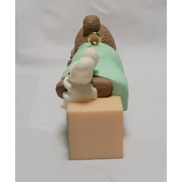 1995 Hallmark Keepsake Ornament GRANDCHILD'S FIRST CHRISTMAS Teddy Bear Sleep - Picture 4 of 16